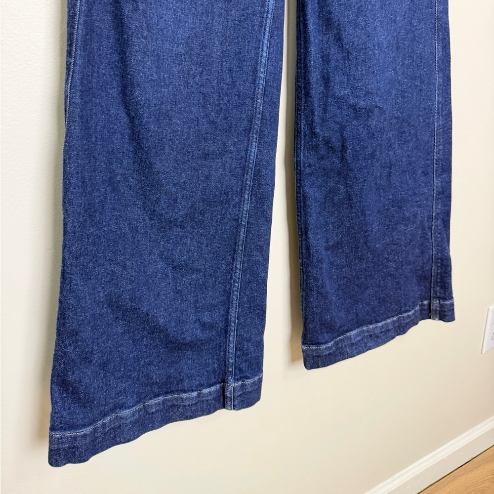 SPANXshape™ EveryWear High Rise Wide Leg Jeans - Poseidon Size M TALL - Picture 6 of 8